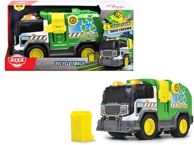 Dickie Toys - Vuilniskar - Vrachtwagen - Licht en geluid - Vanaf 3 jaar