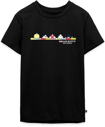Hello Kitty En Vrienden Achterste Premium T-Shirt Tiener