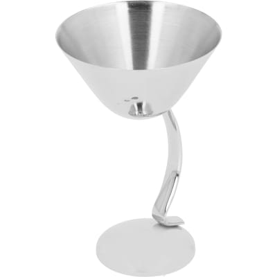 150ml Roestvrijstalen Martini Cocktailglas Kopergeplateerd Metaal Wijnglas Barbenodigdheden Roestvrijstalen Kleur L white