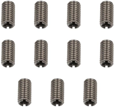 Set van 10 Draad Inserts, M8 naar M6 Draadmoffen, Roestvrijstalen Schroefmoeren voor Mechanische Toepassingen, Auto Draadadapter en Stoomturbines