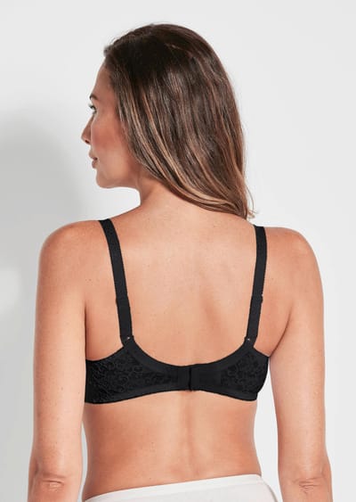 Voorgevormde minimizer-beha zonder beugels - zwart - Gr. 75 C van Goldner Fashion
