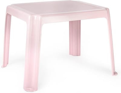 Plasticforte Kindertafel - kunststof - oud roze - 55 x 66 x 43 cm - camping - tuin - tafeltje