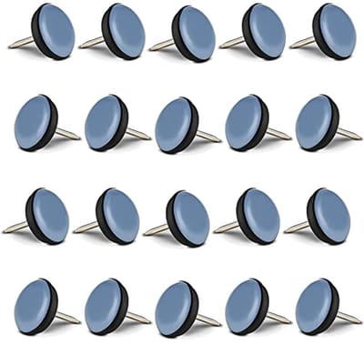 Meubelglijders Met Spijker - 20 Stuks Teflon Glijders Voor Tegels en Houten Vloeren