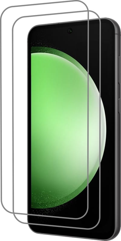 Screenprotector - 2 Stuks Geschikt voor Samsung Galaxy S23 FE - Extra Sterk - Beschermglas - Gehard Glas - Tempered Glass - Screen Protector