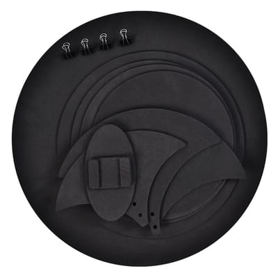 Dailygoods- Drum Dempers Set 10 Stuks - Zwarte Schuim Dempers - Geluidsreductie Accessoires - Stille Oefenpad - 5 mm Dikte - Hoge Flexibiliteit - Drum Pads