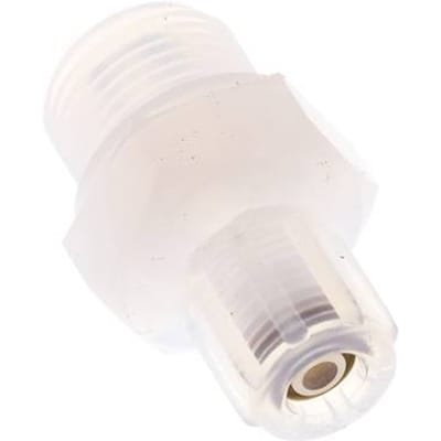 6x4mm & G3/8'' PFA Rechte Snijringkoppeling Buitendraad 10bar