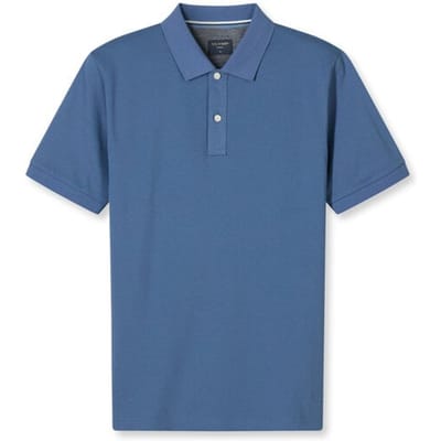 OLYMP Polo Casual - modern fit polo - rookblauw