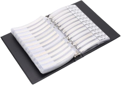 Dailygoods Weerstand Sample Book - 4250 Stuks - Duurzaam en Gebruiksvriendelijk - Zwart - Passieve Componenten - Ideaal voor Elektronica Project...