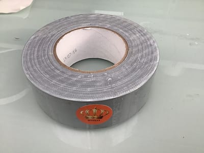 12 x Duck tape. Zwart. 12 rollen van 50mtr.gaffer. Tape.