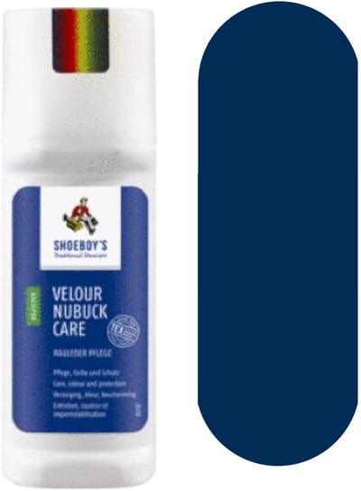 Shoeboy's - suède - nubuck - care stick - donker blauw