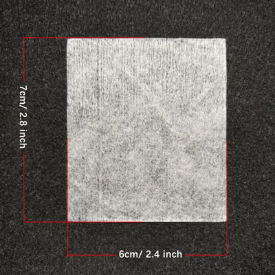 Reinigingspatches Zeer Absorberende Katoenflanel Patches Geborsteld Katoenen Doek Op Maat Gesneden Patch white