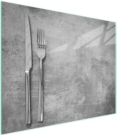 TMK ArtDeko Serie - Snijplank van Gehard Glas - 52x30 cm - UV Gedrukt - Antislip