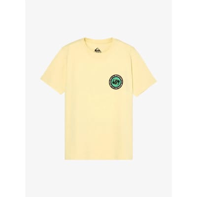 Quiksilver Evo Duality T-shirt Met Korte Mouwen Geel 14 Years Jongen