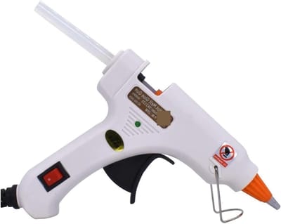 Lijmpistool - Hete lijm tool - Huis knutselen - Snelle opwarming - 20 Watt - Wit