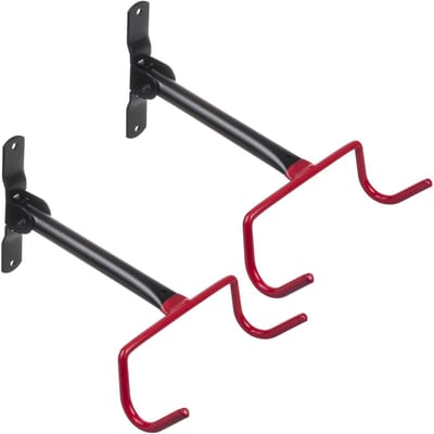 Maclean - Set van 2 stuks Fiets muurbeugel - Fietsenrek - Wandmontage - Ophangsysteem - max. belasting 30kg