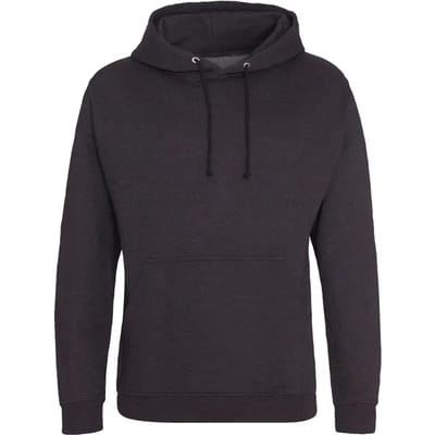 Just Hoods College Hoodie JH001 - BLACK SMOKE - 3XL