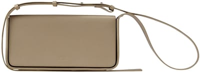 JOST Leren Schoudertas Arva Shoulder Bag Ecru Taupe