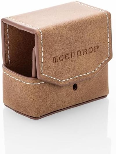Luxe Leren Hoesje voor Draadloze Oordopjes - Beschermhoesje