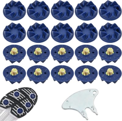 Universele golf spikes en cricket cleats - 22 stuks, duurzame en veelzijdige schoeiselaccessoires voor optimale grip en prestaties