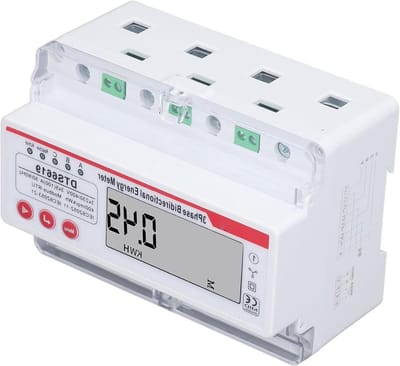 3-fase 4-draads Energiemeter met Verlicht LCD-scherm en Multifunctioneel Toetsenbord voor Nauwkeurige Energiemonitoring