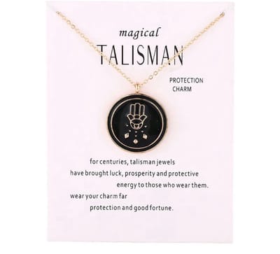 Akyol - goudkleurige ketting - talisman halsketting - balance - balance ketting - halsbandje - ketting balance - ketting voor dame