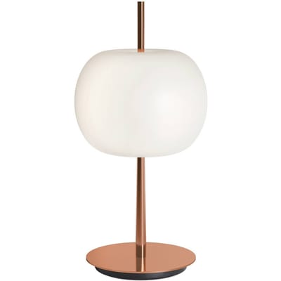 kdln LED tafellamp KUSHI, koper, hoogte 32 cm, dimmer, CCT