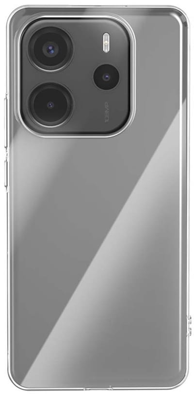 Bigben Connected, Hoesje voor Xiaomi Redmi Note 14 Zacht in TPU Anti-geel, Transparant