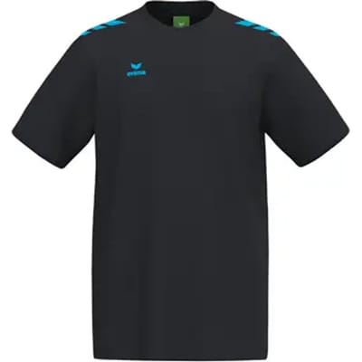 Erima Cmpt 3 Wings T-Shirt Heren - Zwart / Curaçao | Maat: XXL
