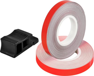 Lampa Sierstrips Motor - Scooter - Velg Reflecterend - Zelfklevend Met Applicator voor 2 Wielen - Rood