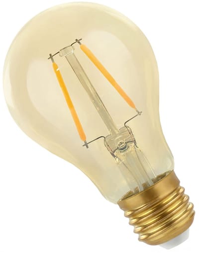 Spectrum LED Lamp E27 2W 230V - 240 Lumen - 2400K Warm wit - Gezellig licht - Energiezuinig