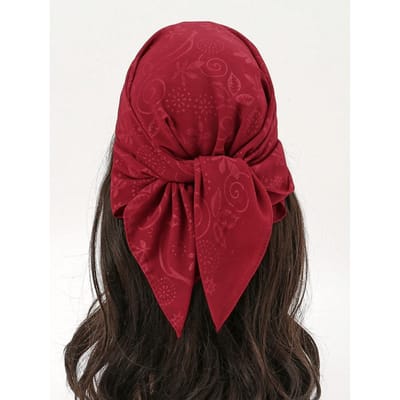 1 stuk bandana met paisley-patroon, hoofddoek/nekdoek 1pc brown