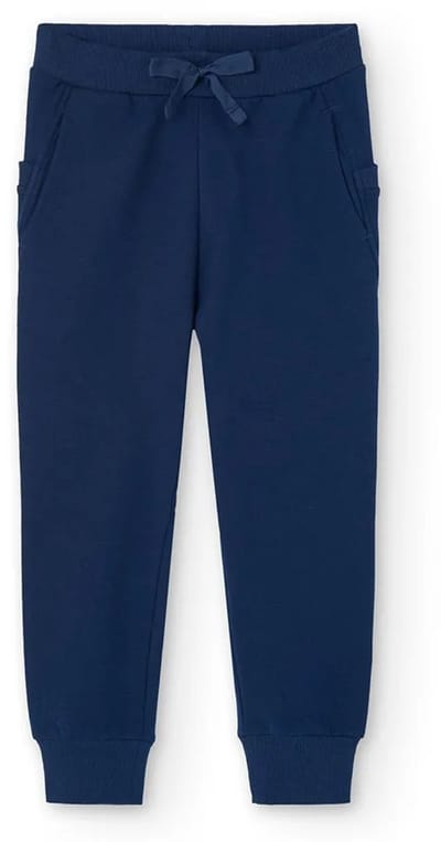 Boboli Stretch Fleece Broek Blauw 4 Years Meisjes