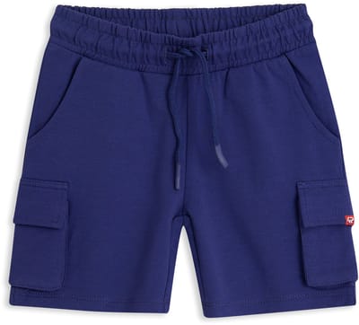 4PRESIDENT Korte Broek Jongens Short - Navy Blue - Maat 80