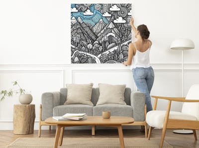 Kunstprint | Wanddecoratie | Dibond | 60 × 60 cm