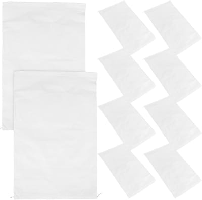 Grote Opbergzakken - Verhuisdozen Voering - Veelzijdig Gebruik - Verdikt PP Materiaal - 87x55cm - Wit