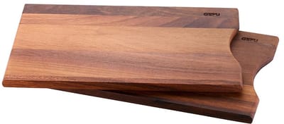 GEFU ENNO Ontbijtplankjes – Set van 2 – Europees Walnotenhout – 24 x 14,5 cm – Made in Europe
