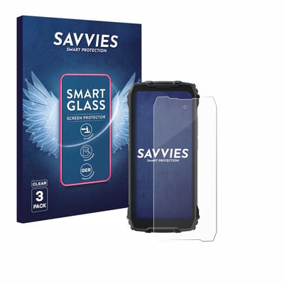 3 Stuks Savvies Screenprotector - geschikt voor Blackview BV7300 - beschermfolie glas transparant
