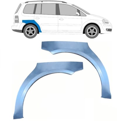 Reparatiepaneel achterspatbord voor Volkswagen Touran 2003-2010 / Links + Rechts
