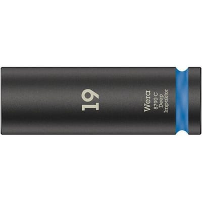 Wera 8790 C Impaktor Deep 05004836001 Inbus Dopsleutelinzetstuk 19 mm 1/2 1/2 (12,5 mm)