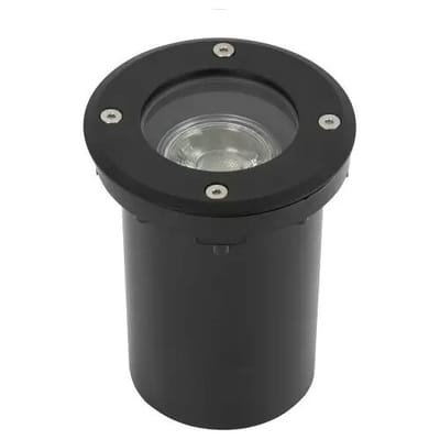 KS Verlichting Grondspot Zwart - Tuinspot - RVS - Ø11cm
