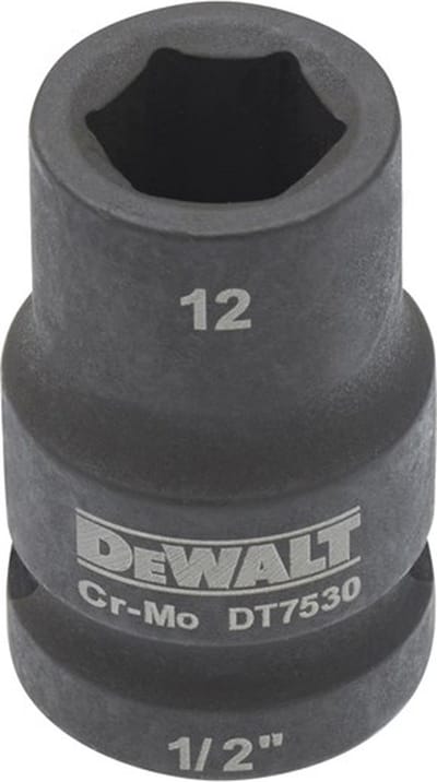 DeWALT DT7530 Krachtdop 1/2 kort | 12mm
