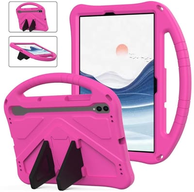 Coverup Tablethoes geschikt voor Samsung Galaxy Tab S11 / S9 / S8 / S7 Hoesje - ShockProof Kids Case - Roze