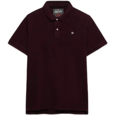Superdry Vintage Destroy Korte Mouw Poloshirt Paars S Man