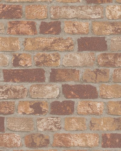 Behang bakstenenmuur - Behang - Wandbekleding - Wanddecoratie - Vliesbehang - Assorti 2022-2024 - 0,53 x 10,05 M.