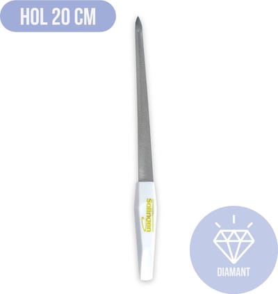 Solingen - Professionele Diamant Nagelvijl - 20CM - Cruved / Hol - Mooie & Verzorgde Nagels - Nagelverzorging - Nagelriemen - Manicure & Pedicure - Alle Nagels