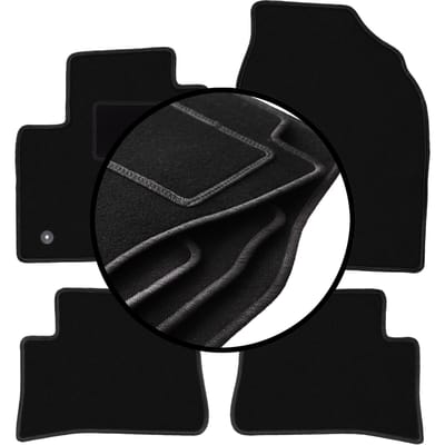 Complete set veloursmatten voor: Toyota C-HR Hybrid crossover (2016-)