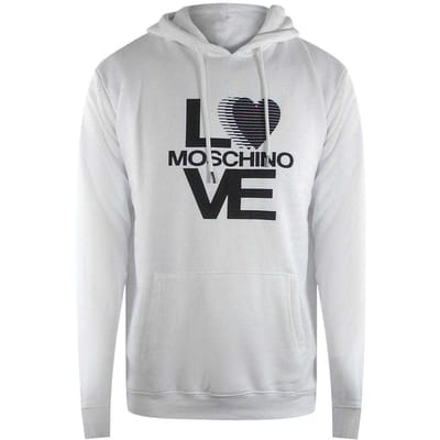 Love Moschino Dames/Dames Love Bold Logo Hoodie (Wit)
