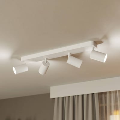 EGLO connect.z Telimbela-Z Smart Spot - GU10 - 58 cm - Wit - Instelbaar RGB & wit licht - Dimbaar - Zigbee