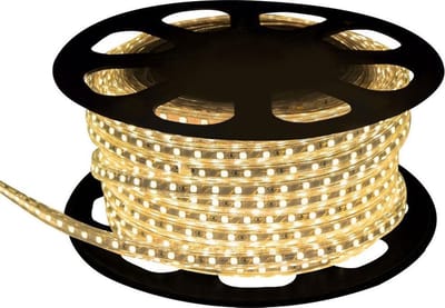 Warm wit LED Strip Outdoor IP68 - 25 Meter - 220V - Matel