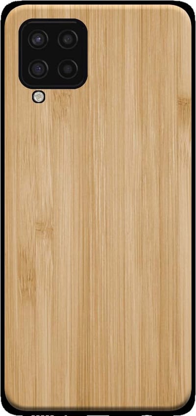 Smartphonica Telefoonhoesje voor Samsung Galaxy A42 5G met houten look - backcover bamboo kunsthout hoesje - Bruin geschikt voor Samsung Galaxy A42 5G